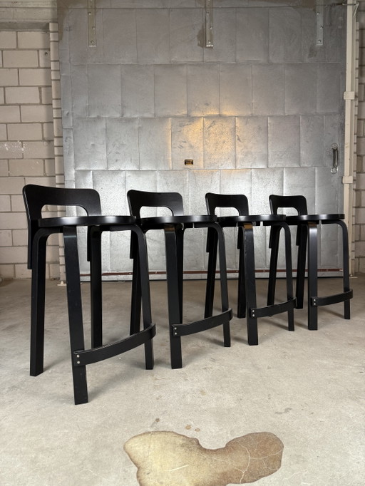 4 taburetes de bar Artek K65