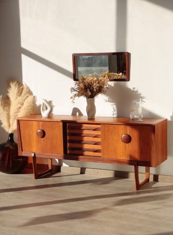 Image 1 of Elliotts of Newbury Teak Dressoir – Mid-Century Design