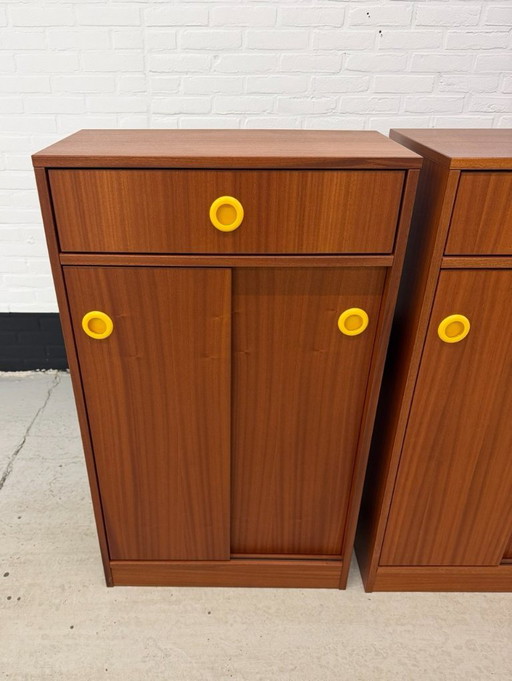 Meuble mural vintage Dycker en 3 pièces