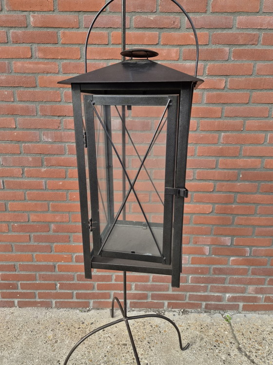 Prachtige Lantaarn 1.80 – Decoratie, Glass, Metal (photo 2 of 2)