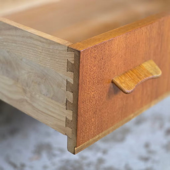 Vintage Danish Chest of drawers, teak 6 drawers 1960s Scandinavian, Wood, Brown (photo 10 of 19)