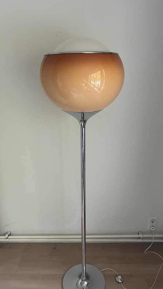 Harvey Guzzini Flas ‘Grand Bud’ modello 4508 – Luigi Masonni Guzzini, Lampade da terra, Cromo, Metallo (photo 11 of 11)
