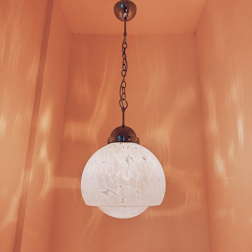 Suspension en verre de Murano de Carlo Nason – années 1970