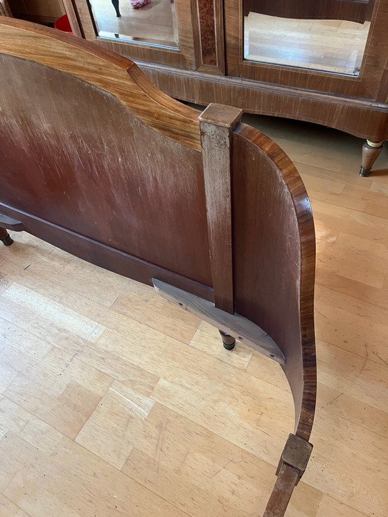 Struttura letto antica, Letti matrimoniali, Legno, Marrone (foto 4 di 8)