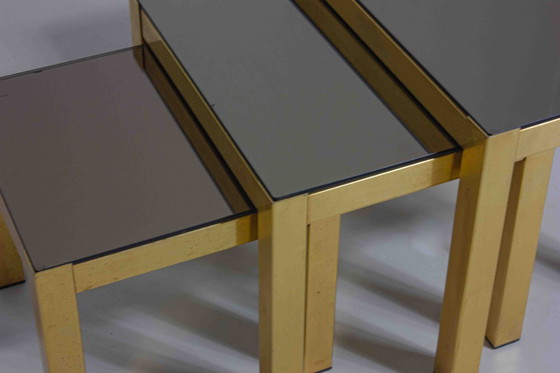 Image 1 of Set Beistelltische aus Messing