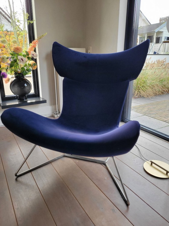 Image 1 of Imola fauteuil Bo Concept velours blauw