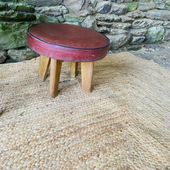 Image 1 of Set of 4 vintage stools from the 1960s