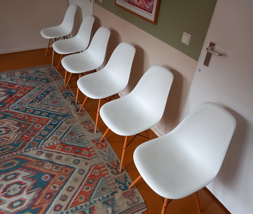 6x Vitra Eames DSW
