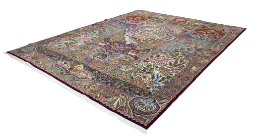 Tapis persan original noué à la main Kashmar Fein Paradise Design 384 X 302 cm Top Condition