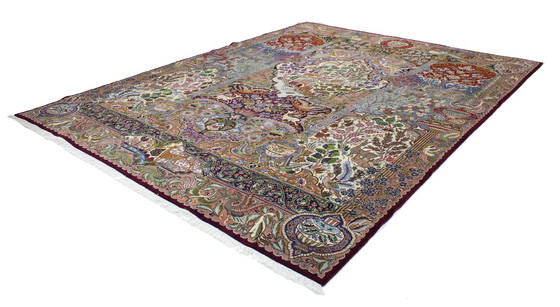 Image 1 of Tapis persan original noué à la main Kashmar Fein Paradise Design 384 X 302 cm Top Condition