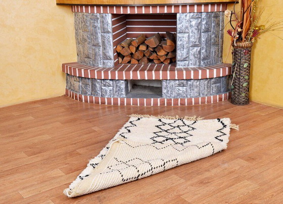 Marokkaans Berbere handgemaakt kleurrijk wollen vloerkleed 150/250cm – Vloerkleden en tapijten, Wool (photo 6 of 6)