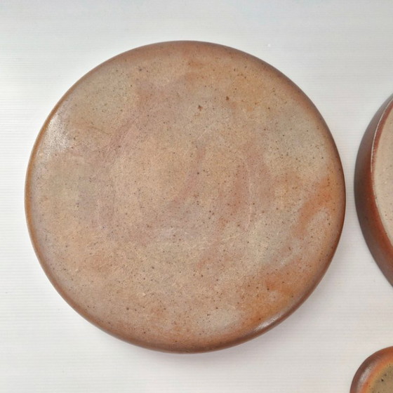 Image 1 of IMPORTANT VINTAGE 1970 PYRITE STONEWARE SERVING PLATTER LA BORNE 70S 1970S