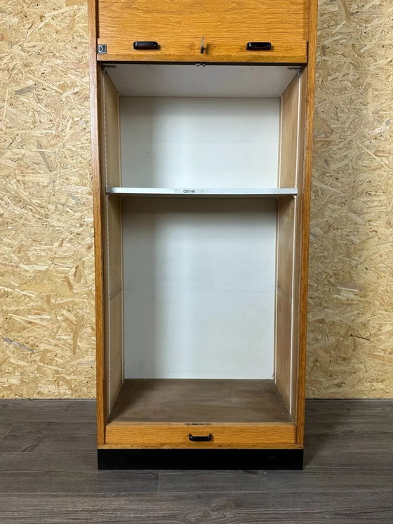 Image 1 of 50s 60s roller shutter cabinet Office cabinet Filing cabinet Mid - Century Dobergo