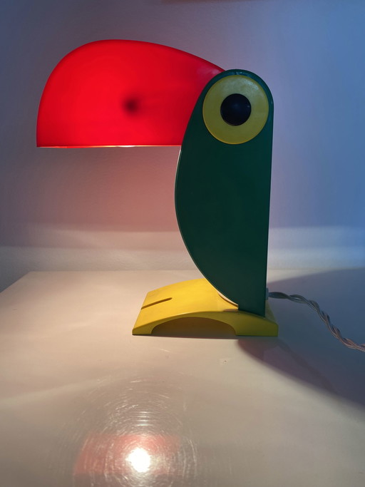 Lampe toucan vintage