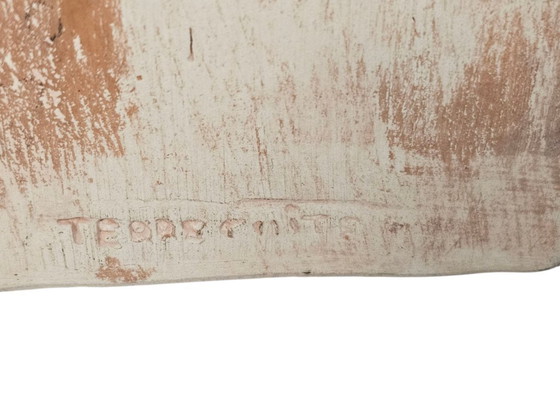 Image 1 of Santa Bernadette - Terracotta - J. S. Hartmann Art Deco - Anni '30