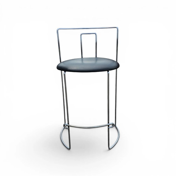 2 x Gaja stool by Kazuhide Takahama for Simon Gavina / black leather (photo 16 of 23)