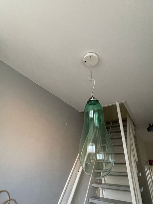 Belle bulle verte colorée