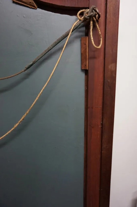 Specchio grande in mogano intagliato, 110x180 cm – Wood (photo 17 of 19)