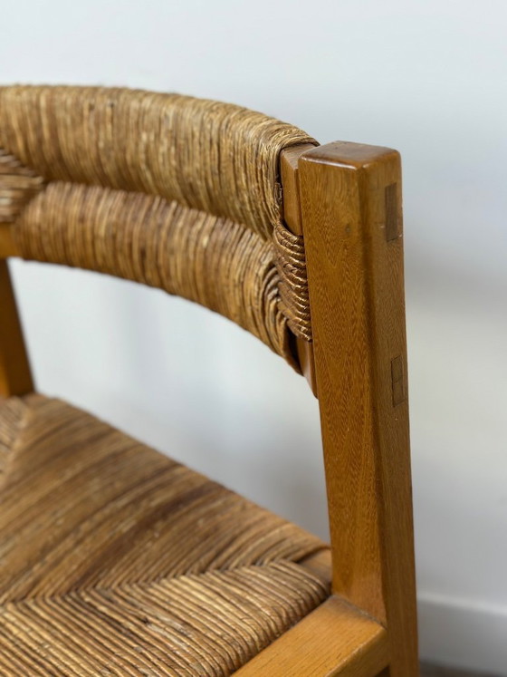 Image 1 of Set aus 6 Stühlen aus massiver Ulme, Maison REGAIN, 1970