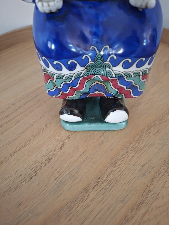 Image 1 of Beautiful Chinese Porcelain Statue - Emperor (28 cm)