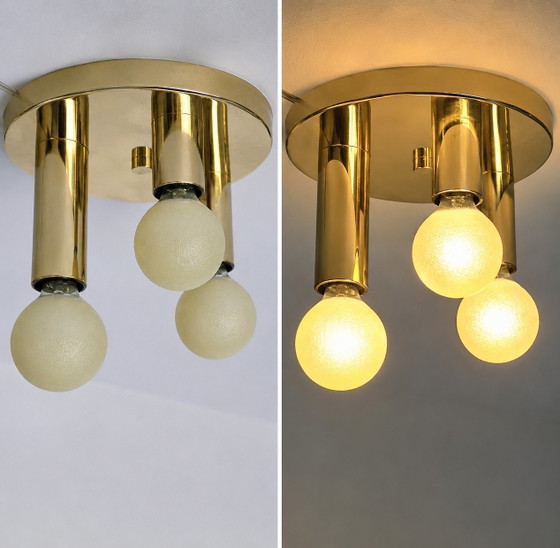 Lámpara de techo de TZ Leuchten Midcentury Modern – Plafones, Metal, Brass, Vintage (photo 5 of 5)