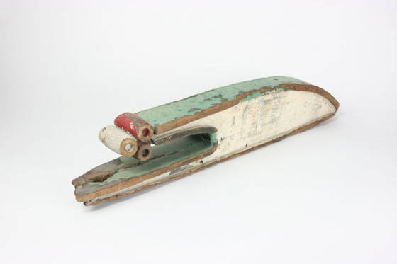 Image 1 of Timone antico in legno a scatto