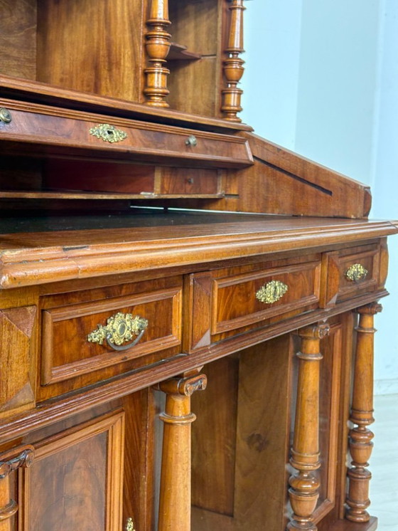 Image 1 of Gründerzeit bureau, tafel, kantoorbureau, secretaressebureau, antiek, circa 1880