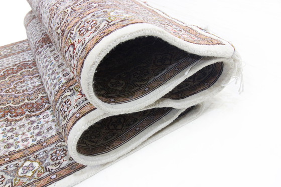 Image 1 of Tappeto persiano originale annodato a mano Tabriz 40 Raj Fine 247 X 80 Cm Condizioni ottimali con seta