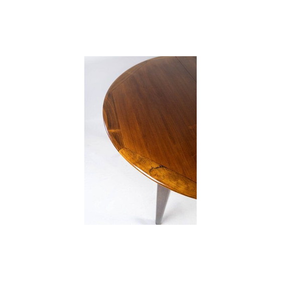 Image 1 of Vintage rosewood dining table with two extension plates, Denmark 1960