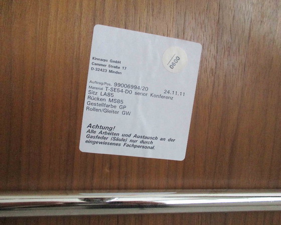 Image 1 of 2 sedie da conferenza di design Martin Stoll per Kinnarps