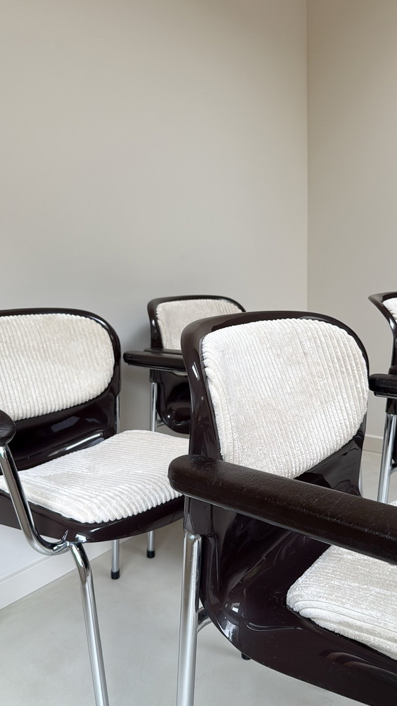 Image 1 of Four vintage bucket chairs SM400K from Drabert designed by Gerd Lange