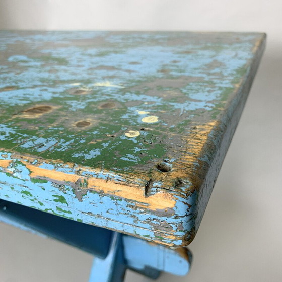 Image 1 of Vintage Solid All-wood Table with Original Patina, 1910s 