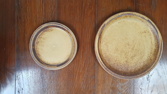 Image 1 of Vaisselle vintage 50pcs assiettes LILIEN PORZELLAN Autriche Caroline série Umbra brutaliste