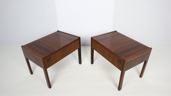 Image 1 of Scandinavische nachtkastjes, set van 2.