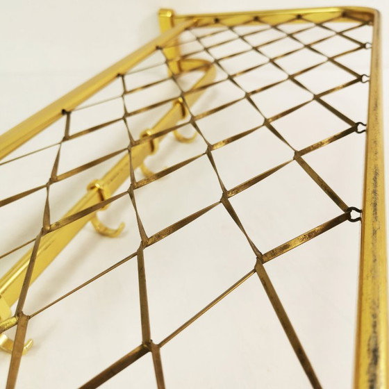 Appendiabiti da parete Art Déco, anni '60 – Alluminio (photo 4 of 14)