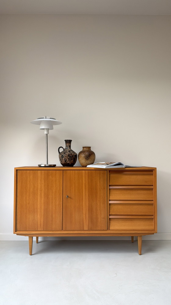Image 1 of Vintage wooden mid-century sideboard B&K