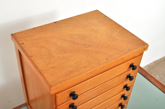 Image 1 of Mobiletto portagioie vintage in faggio, anni '50