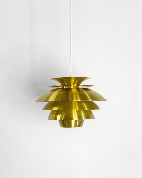 Image 1 of Barcelona Pendant Lamp by Bent Karlby for Lyfa, Denmark, Circa 1980