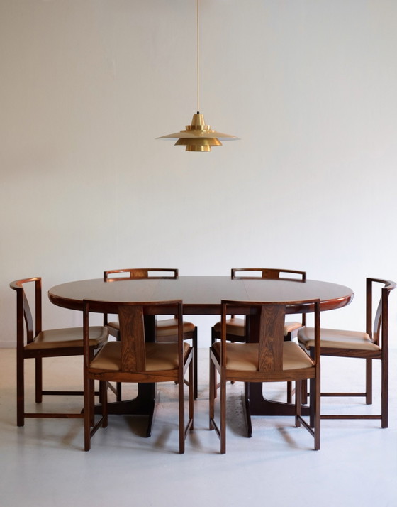 Ensemble de 6 chaises de salle à manger vintage modèle 700, Steen Eiler Rasmussen – Søborg Møbelfabrik, Bois (photo 10 of 10)