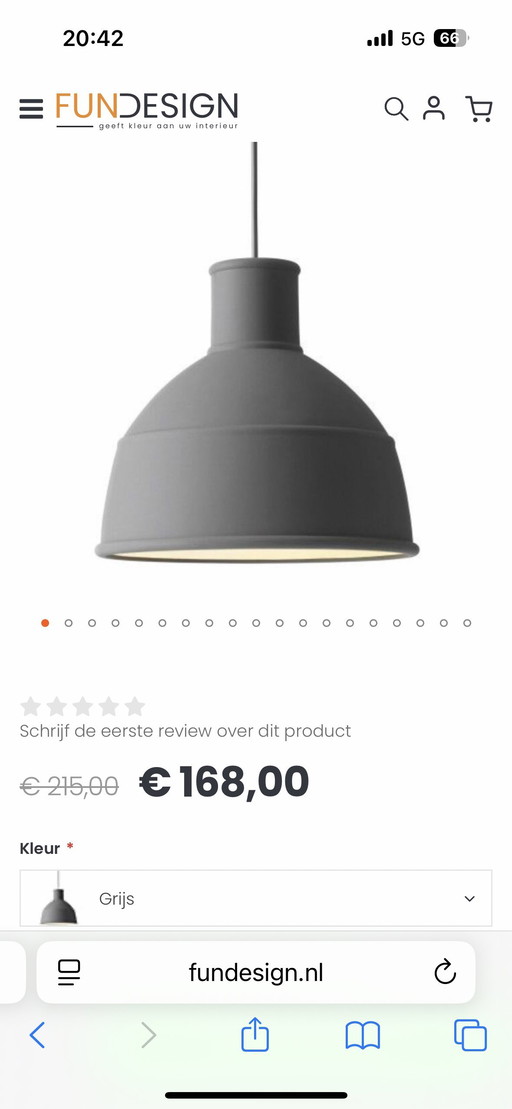 Muuto unfold pendant lamp Scandinavian design
