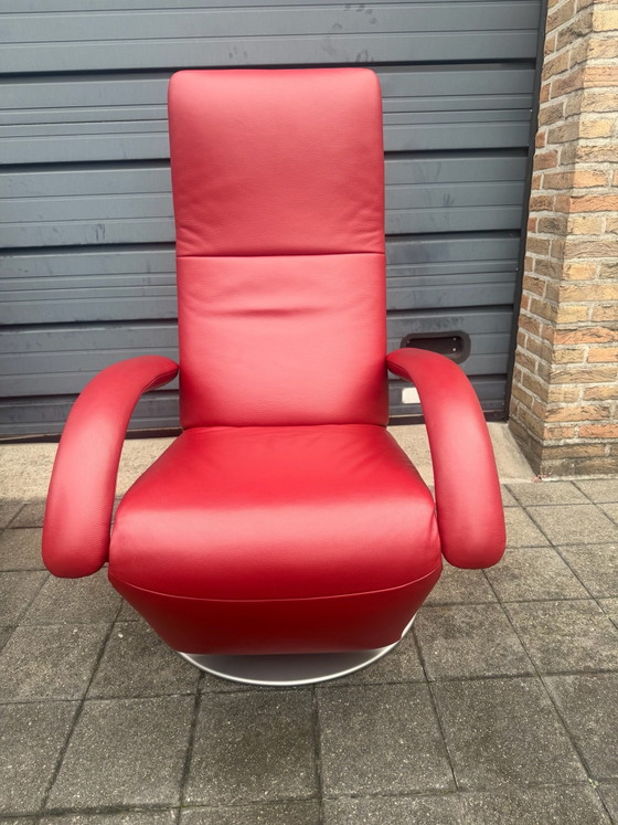 2x poltrone relax Jori Yoga rosse Medi Multi-move PARI AL NUOVO!! – Pelle, Metallo (photo 8 of 15)