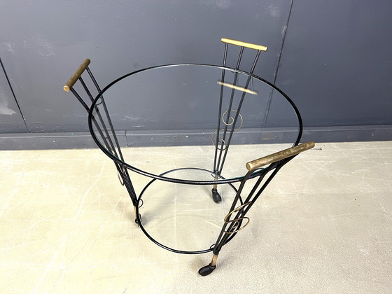 Image 1 of Mid century two tier italian trolley, 1950s