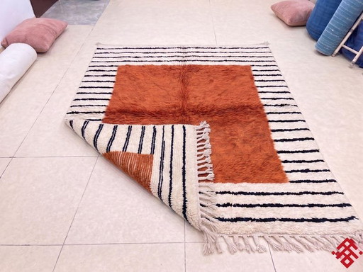 Handgemaakt, gedecoreerd wollen vloerkleed 200/300 cm – vloerkleden en tapijten, Wool (photo 2 of 7)