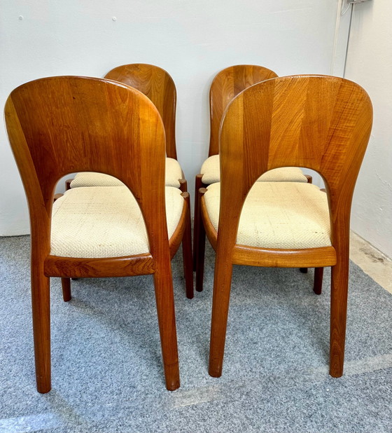 Sedie da pranzo in teak Danish Design Modello Ole / Morten N. Koefoed Hornslet, Koefoeds Hornslet Møbelfabrik (foto 15 di 15)