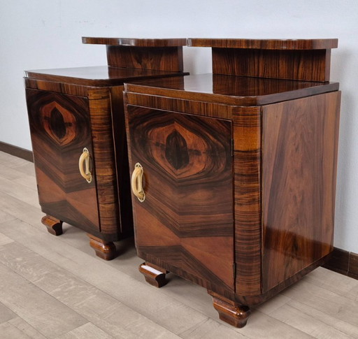 Venetian Art Deco Nightstands 1939