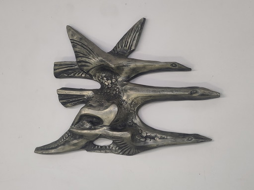 Jaren 70 Ars Munda wanddecoratie brutalist 