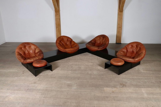 Illum Wikkelsø Apollo Sofa For Ryesberg Møbler, Denmark 1970s