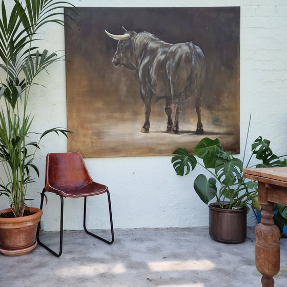 Image 1 of Schilderij Spaanse Stier door Nanouk Weijnen 