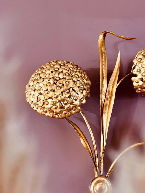 Image 1 of Italian Palladio Hydrangea Wall Lamp