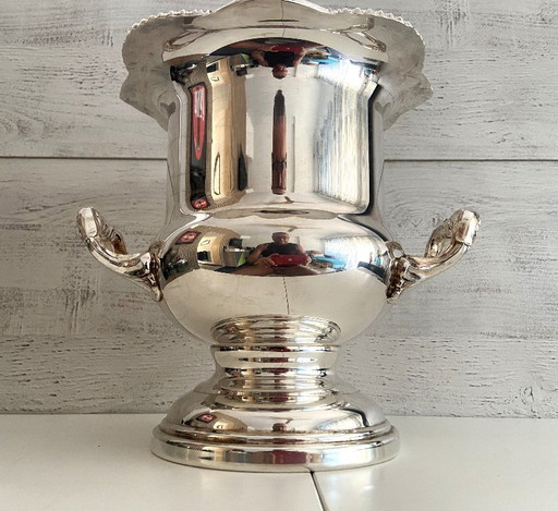 Champagne Bucket Ice Refresher Silver Plated Viners Taïwan Médicis